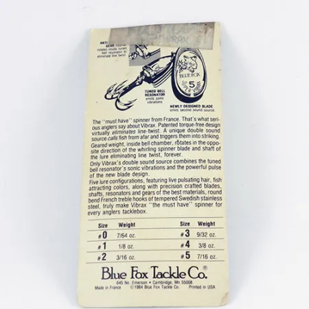 Blue Fox Super Vibrax 3 Třpytka, Stříbro, 8g, Anti-kroucení, #2848