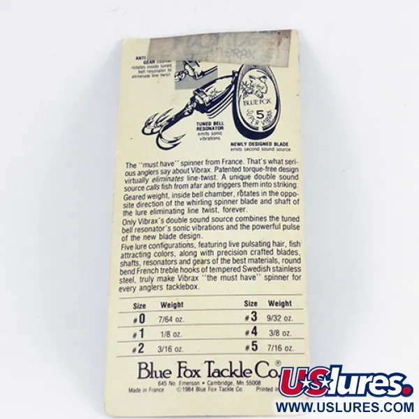 Blue Fox Super Vibrax 3 Třpytka, Stříbro, 8g, Anti-kroucení, #2848