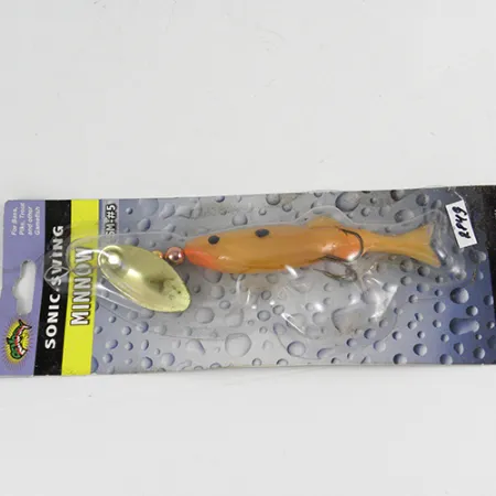 Renosky Sonic Swing Minnow Hybridní Rotačka, Zlatá, 7g, List, #2849