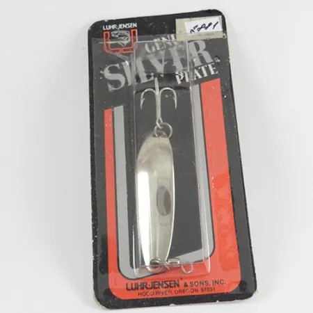 Luhr Jensen Krocodile Die #3 Plandavka, Nikl, 7g, Štíhlý profil, #2881