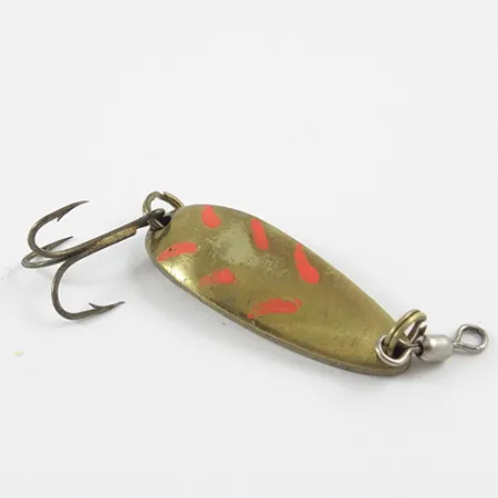 Luhr Jensen Krocodile Plandavka, Mosaz, 9g, Červené detaily, #2899