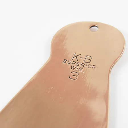 K-B Bait K-B Spoon 3 Plandavka, Měď, 25g, Vintage USA, #2912