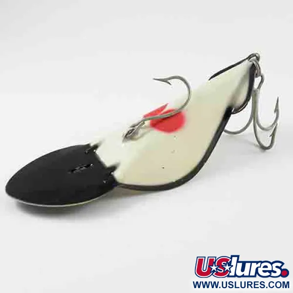 Buck Perry Spoonplug, Bílá/Černá, 28g, Hloubková kontrola, #2914