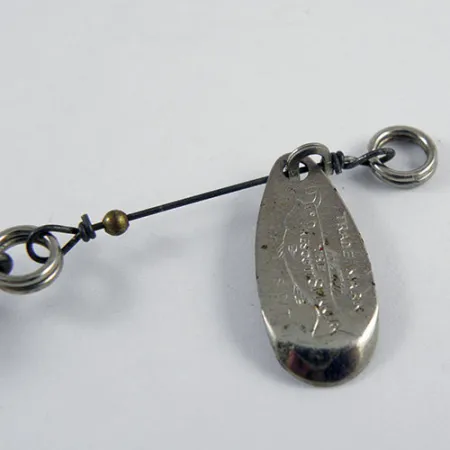 Prescott Spinner Rotační třpytka, Nikl, 4g, Twistrový ocas, #2933