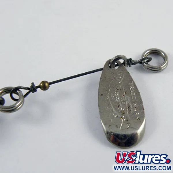 Prescott Spinner Rotační třpytka, Nikl, 4g, Twistrový ocas, #2933