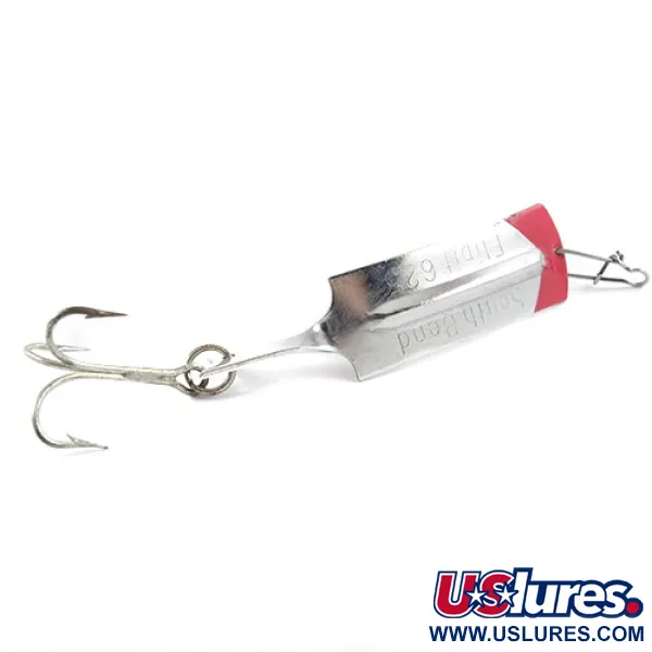 South Bend Flipit 625 Plandavka, Nikl/Červená, 8.5g, #2939