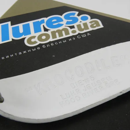 Luhr Jensen Krocodile Die #5 Plandavka, Bílá/Zelená/Žlutá, 23g, #2955