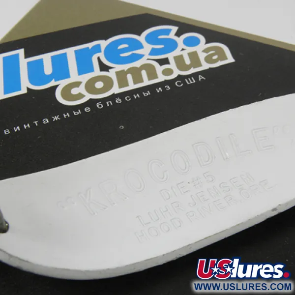 Luhr Jensen Krocodile Die #5 Plandavka, Bílá/Zelená/Žlutá, 23g, #2955