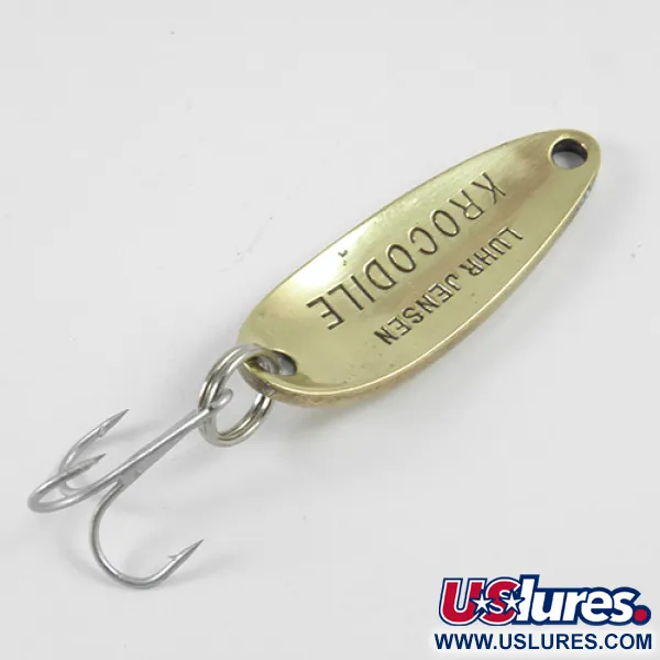 Luhr Jensen Krocodile Plandavka, Zlato / Červená, 9g, Daleký Nához, #2965