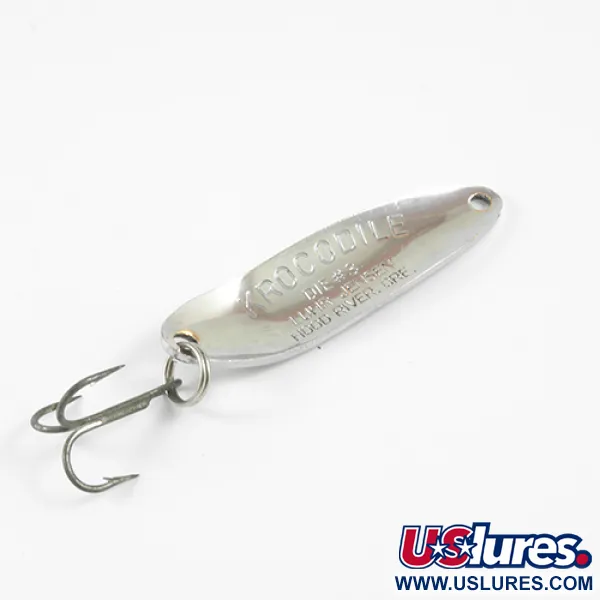 Luhr Jensen Krocodile Die #3 Třpytka, Nikl / Zelená, 10g, #2967