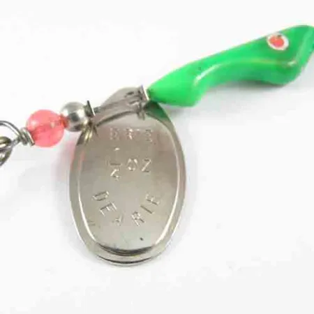 Erie Dearie Walleye Killer Třpytka, Nikl / Zelená, 9g, USA, #2991