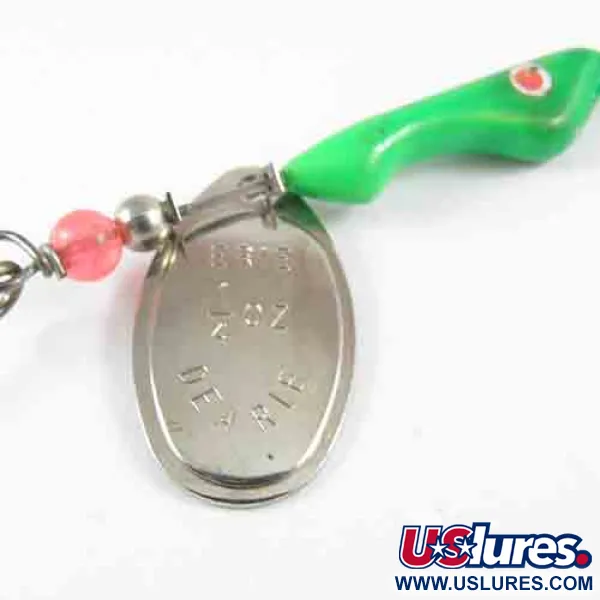 Erie Dearie Walleye Killer Třpytka, Nikl / Zelená, 9g, USA, #2991