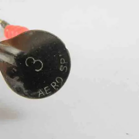 Aeroplane Spinner Aero spin 3 Vrtulková třpytka, Nikl/Červená, 4g, #2992