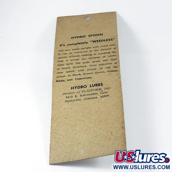 Hydro Lures Weedless Hydro Spoon, 11g, zelená, plandavka #14443