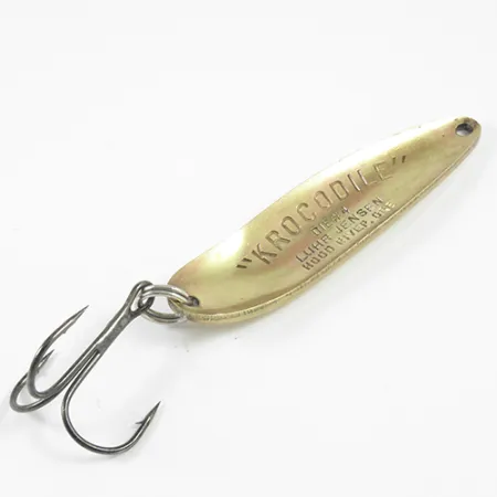 Luhr Jensen Krocodile Die #4 Plandavka, Mosaz, 21g, Vintage, #3072