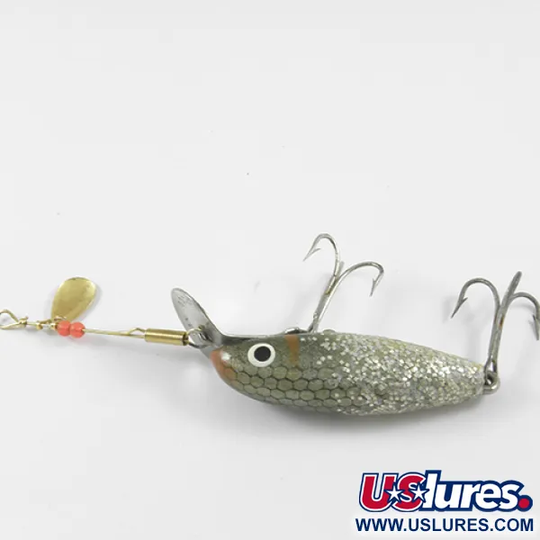 Suick Cisco Kid Nástraha, Přírodní / Glitter, 6.5g, Kovová Lopatka, #3077