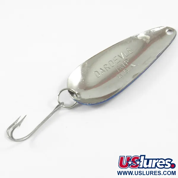 Plandavka Eppinger Dardevle Imp, Nikl / Modrá, 11g, Michigan, #3093