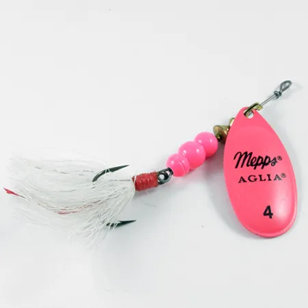 Mepps Aglia Hot Pink 4 Dressed (bucktail) Třpytka, Růžová, 10g, #3099