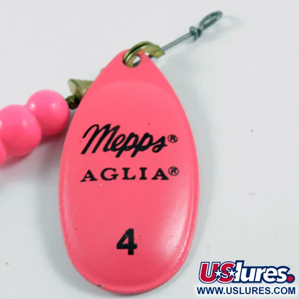 Mepps Aglia Hot Pink 4 Dressed (bucktail) Třpytka, Růžová, 10g, #3099