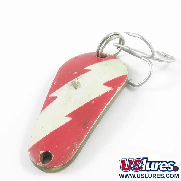 Boyle's Sunbeam Delux Wobbler Plandavka, Červená/Bílá/Mosaz, 9.5g, #3122