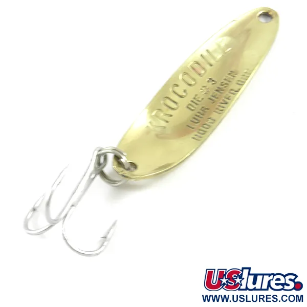 Luhr Jensen Krocodile Die #3 Plandavka, Tepaný mosaz, 10g, #3125