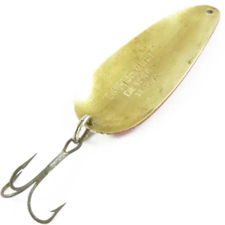 Eppinger Dardevle Dardevlet, 21g, Red / White / Brass, plandavka #3133