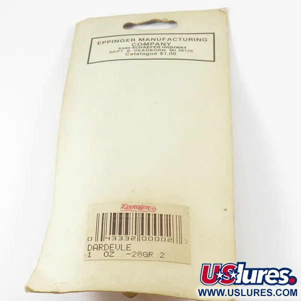 Plandačka Eppinger Dardevle, Černá / Bílá / Nikl, 28g, Hluboká, #3135