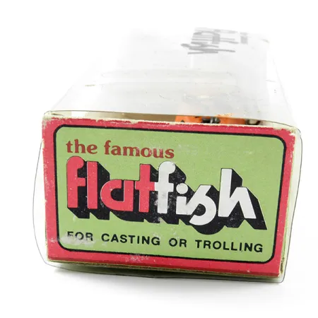 Helin Tackle FlatFish X5 Nástraha, Červená / Černá, 5,5g, Vintage, #3148