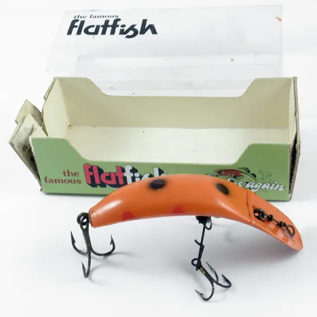 Helin Tackle FlatFish X5 Nástraha, Červená / Černá, 5,5g, Vintage, #3148