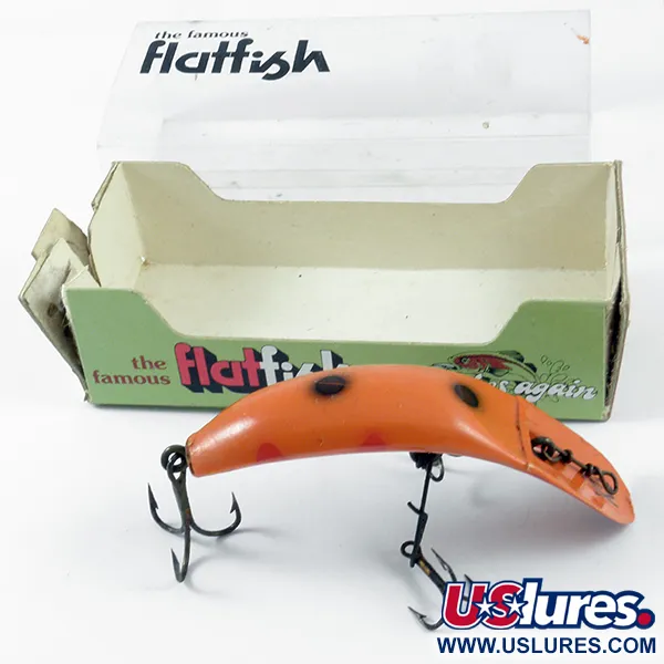Helin Tackle FlatFish X5 Nástraha, Červená / Černá, 5,5g, Vintage, #3148