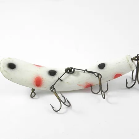 Yakima Bait Worden Flatfish Wobler, White/Red/Black, 9g, #3149