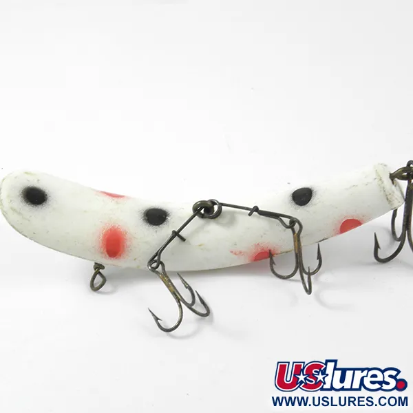 Yakima Bait Worden Flatfish Wobler, White/Red/Black, 9g, #3149