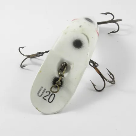Yakima Bait Worden Flatfish Wobler, White/Red/Black, 9g, #3149