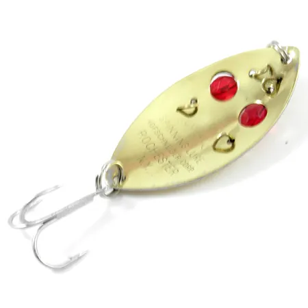 Hofschneider Red Eye junior Třpytka, Mosaz / Červené oči, 11g, #3159