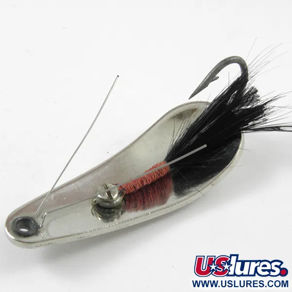 Vintage Weezel Rex Weedless Spoon, Nikl, 12,5g, Proti váznutí, #3207