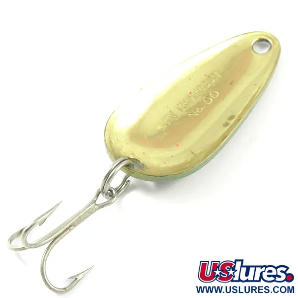 Len Thompson #00 Plandavka, Zelená/Černá/Mosaz, 14g, Mosaz, #3217