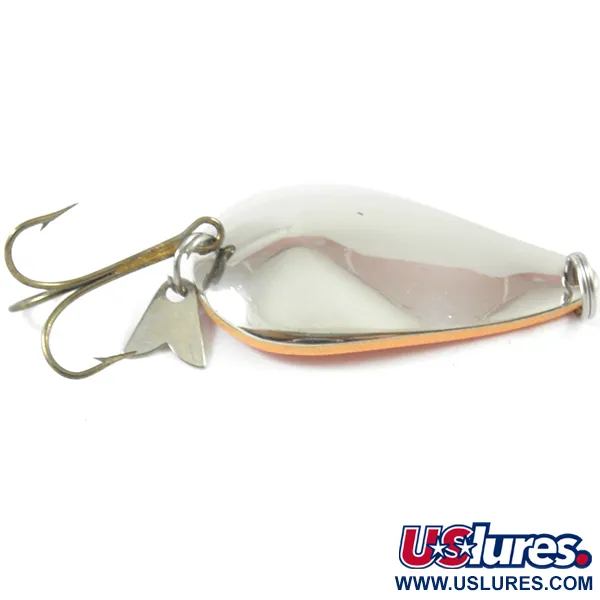 Acme K.O. Wobbler Plandavka, Nikl/Oranžová, 21g, Sonic Flipper Tail, #3226