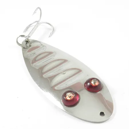 Paul Bunyan Ruby Spoon Plandavka, Nickel / Red Eyes, 25g, Skleněné oči, #3232