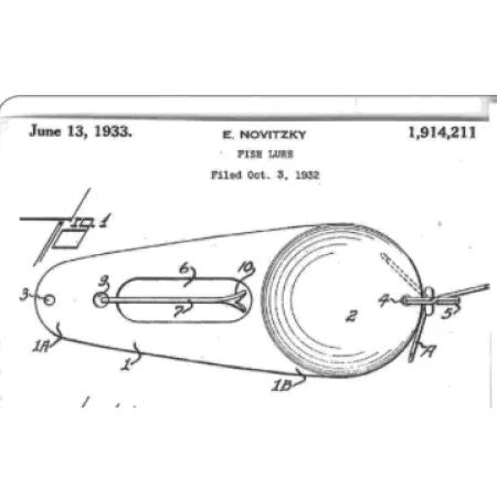 James Aitken Muskielure Plandavka, Červená/Bílá/Nikl, 53g, #3235