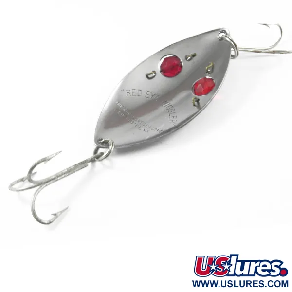 Hofschneider Red Eye Wiggler Plandavka, Ocel/Červená, 25g, Korálky, #3249