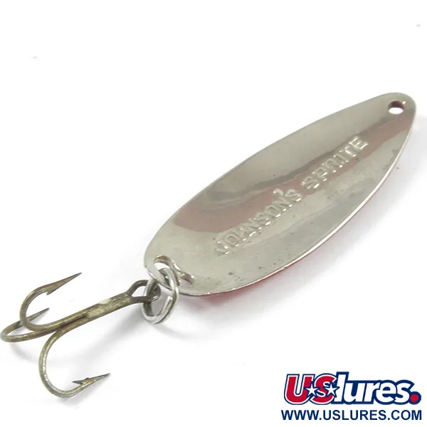 Johnson Sprite Plandavka, Červená/Bílá/Nikl, 10g, Originál USA, #3262