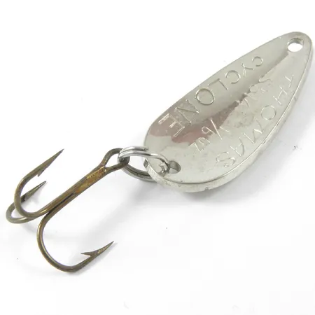 Thomas Cyclone Plandavka, Stříbrná / Červená, 4.3g, Šupiny, #3404