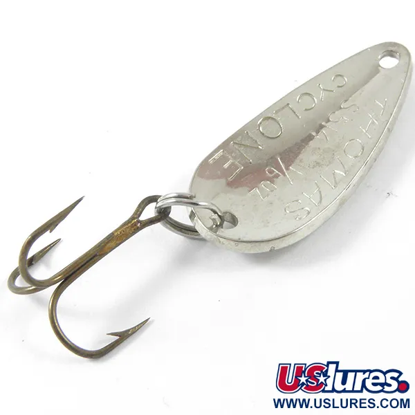 Thomas Cyclone Plandavka, Stříbrná / Červená, 4.3g, Šupiny, #3404