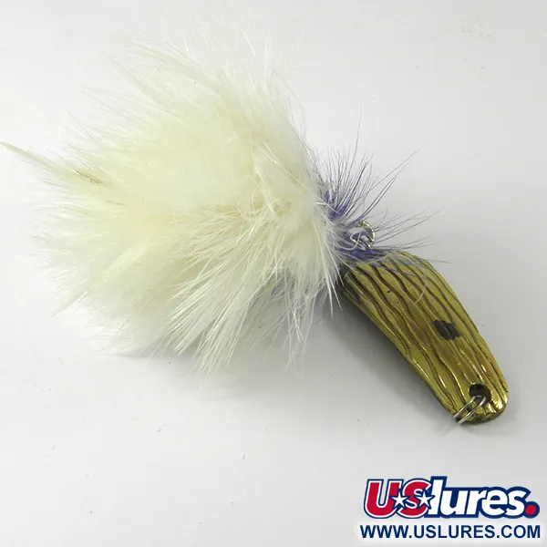 Herter's Hudson bay spoon Plandavka, Zlatá, 8g, Peří, #3427