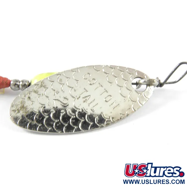 Cotton Cordell Cotton Tail Třpytka, Nikl, 3.4g, Šupinatý list, #3458