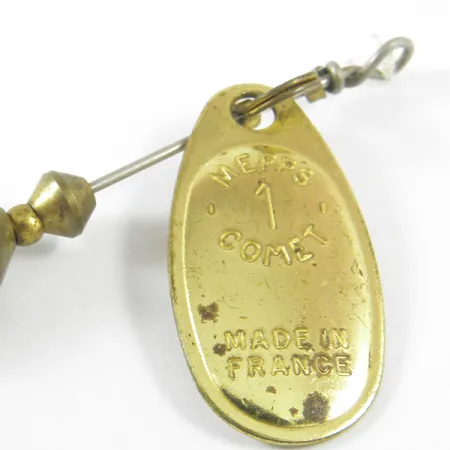 Mepps 1 Comet Mino Rotačka, Mosaz, 4,6g, Gumová rybka, #3467