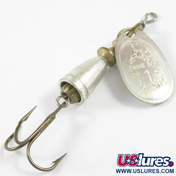 Blue Fox Super Vibrax 1 Rotačka, Stříbrná, 4g, Zvonovité Tělo, #3468