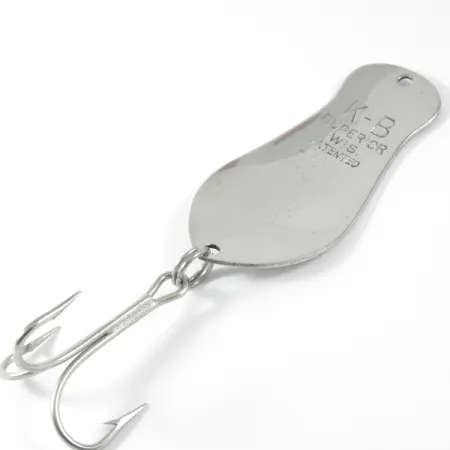K-B Bait K-B Spoon 2 Plandavka, Nikl, 14g, Vintage USA, #3509