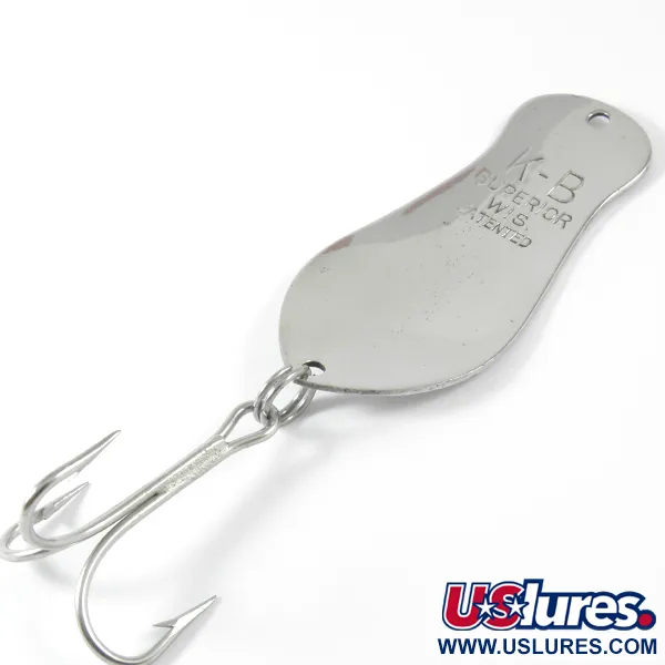 K-B Bait K-B Spoon 2 Plandavka, Nikl, 14g, Vintage USA, #3509