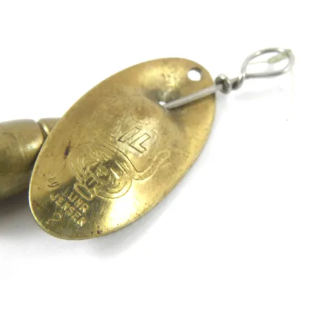 Luhr Jensen Tiger Tail Třpytka, Bronz, 3,6g, Opeřený háček, #3562